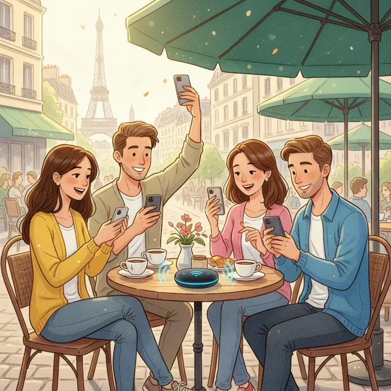 Ba hình thức kết nối phổ biến: Sim vật lý, eSIM và Bộ phát Wifi.