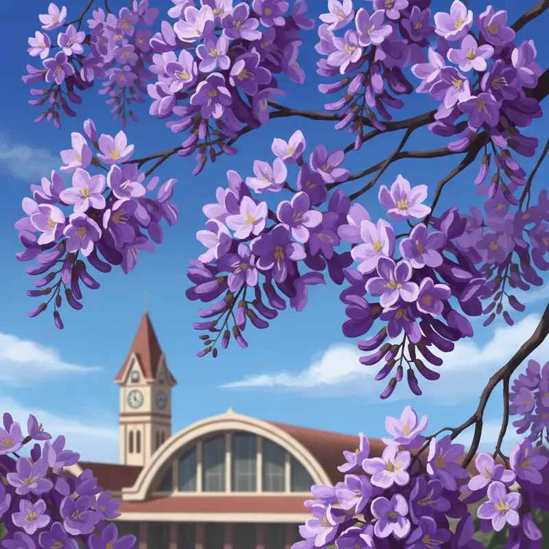 Cung đường đất đỏ bazan dưới nắng xuân rực rỡ.