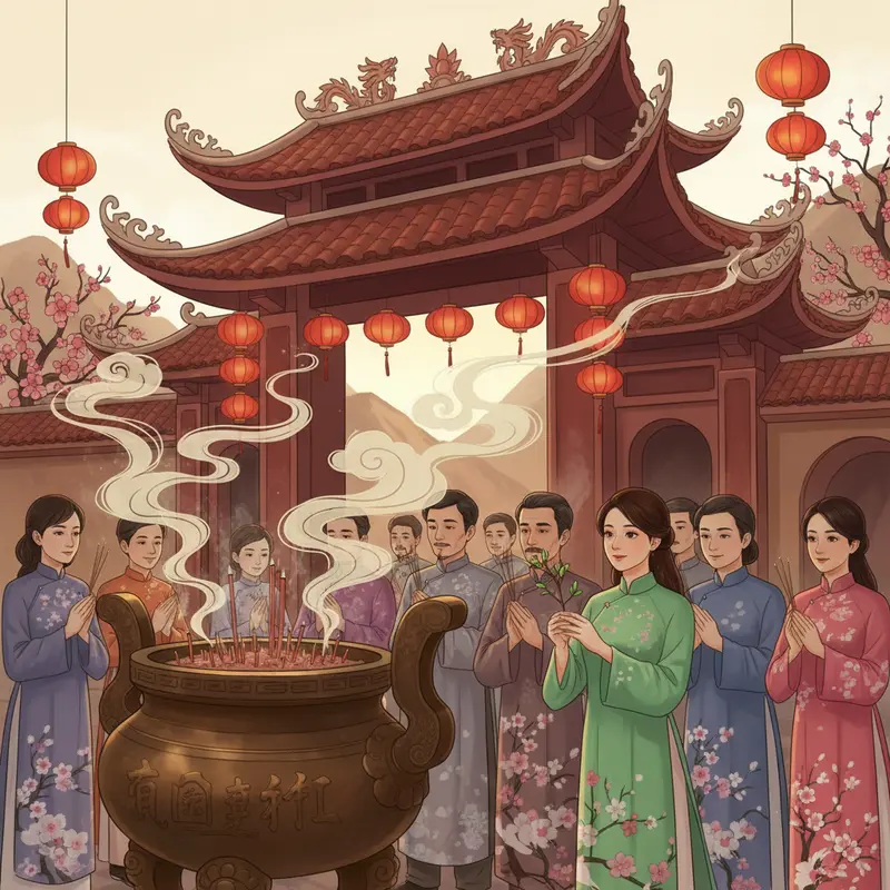 Mâm cúng ông Công ông Táo với cá chép vàng chuẩn bị tiễn về trời.