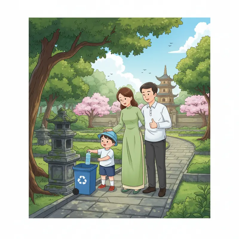 Lựa chọn trang phục lịch sự, kín đáo là nét đẹp văn hóa khi du xuân đầu năm.