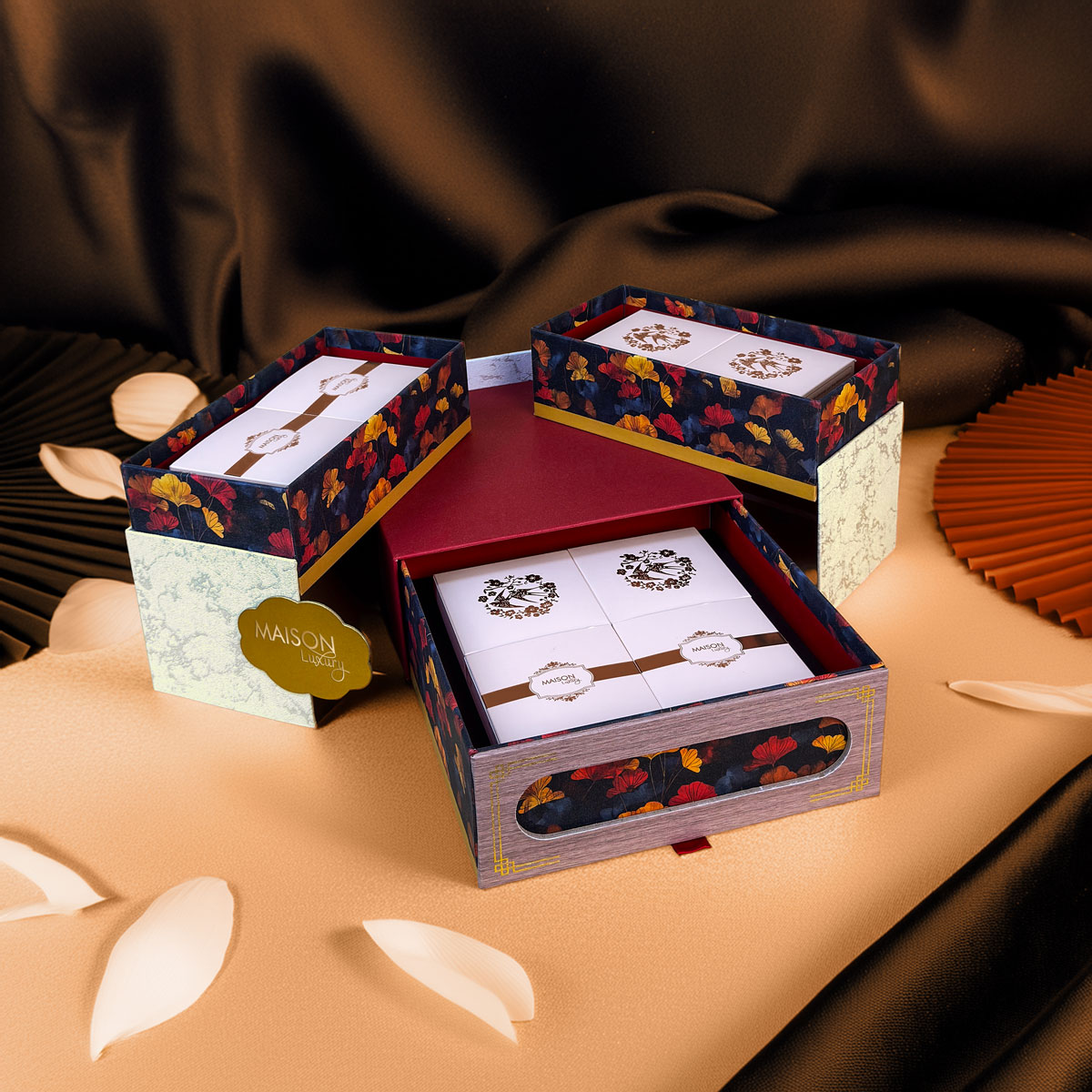 Hộp Quà Tết Maison Đoàn Viên - Healthy, các loại hạt, yến, bánh cookies