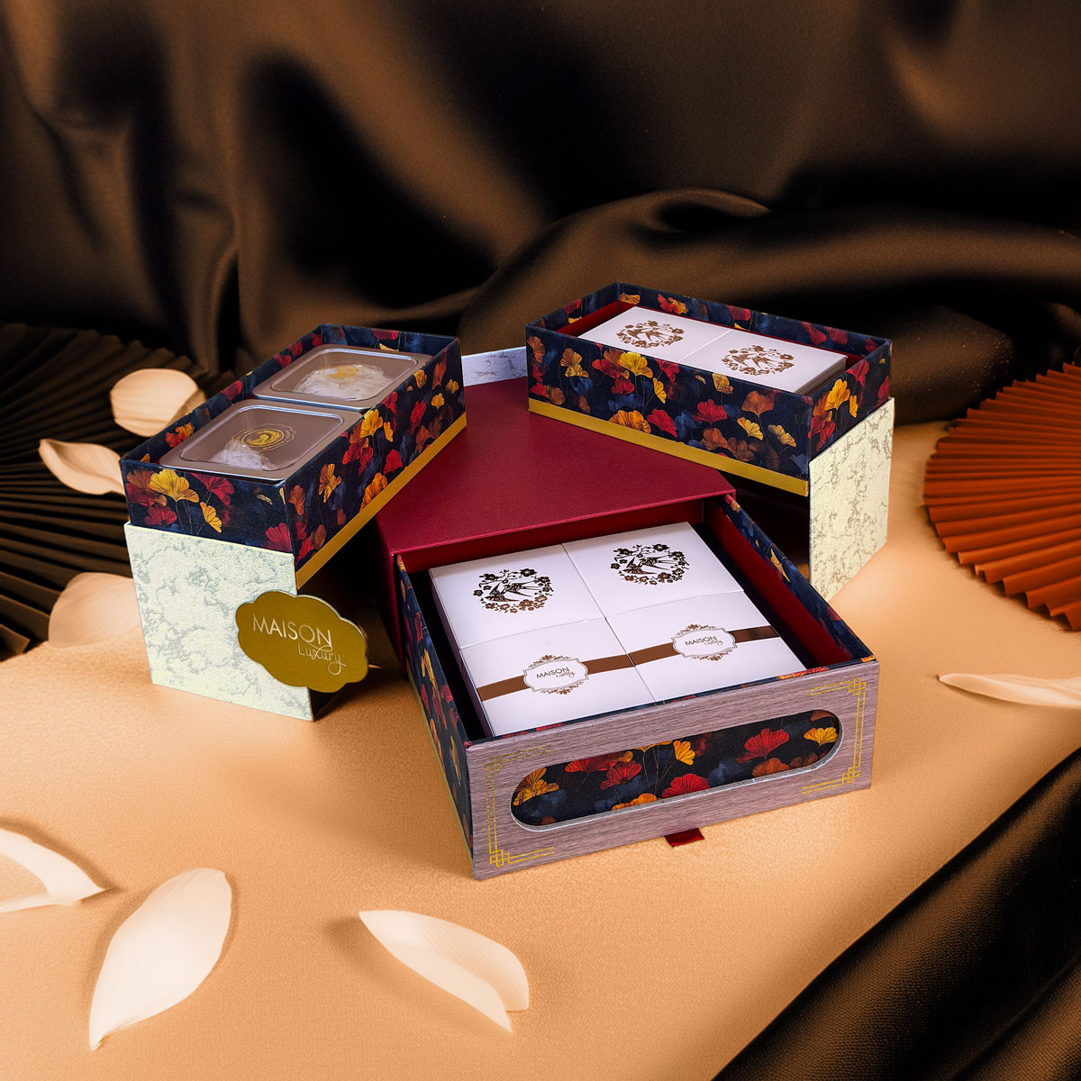 Hộp Quà Tết Maison Đoàn Viên - Healthy, các loại hạt, yến, bánh cookies