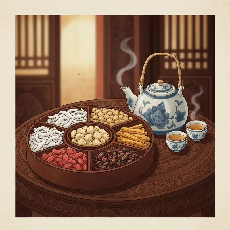 Bánh Chưng xanh với nhân thịt mỡ đậu xanh vàng óng.