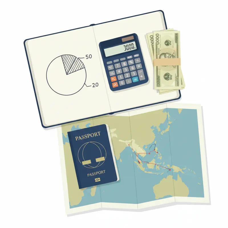 Quy tắc phân bổ ngân sách 50-30-20 giúp kiểm soát chi phí hiệu quả.