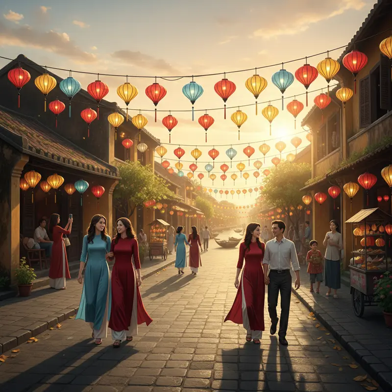 Sự đối lập giữa cái lạnh miền Bắc và nắng ấm miền Trung dịp Tết.