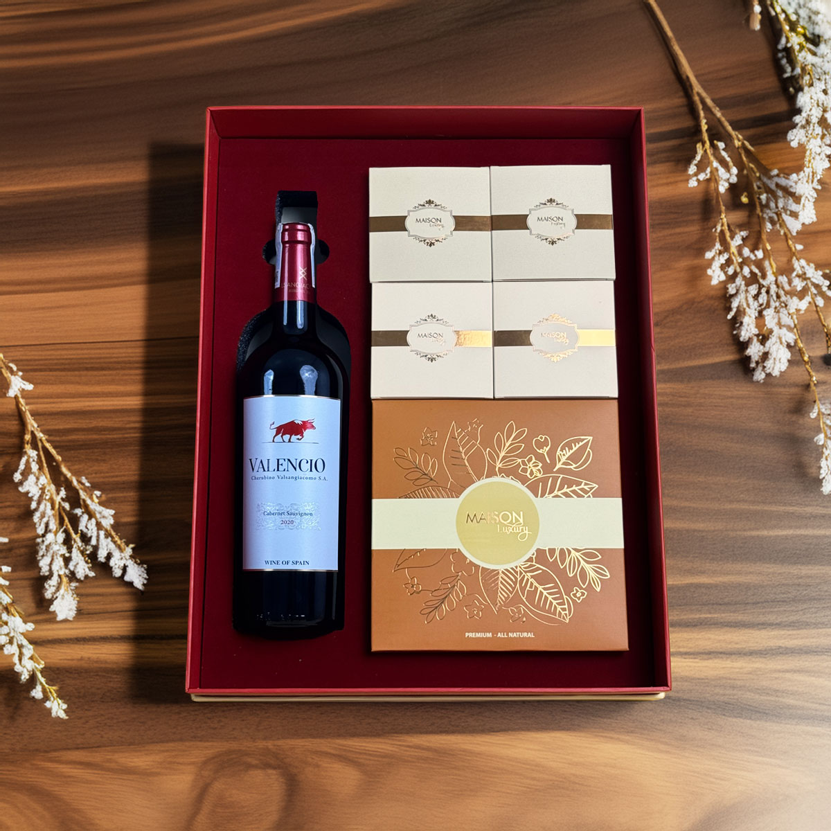 Hộp Quà Tết Maison Hạnh Phúc - Tặng đối tác, bạn bè, người thân