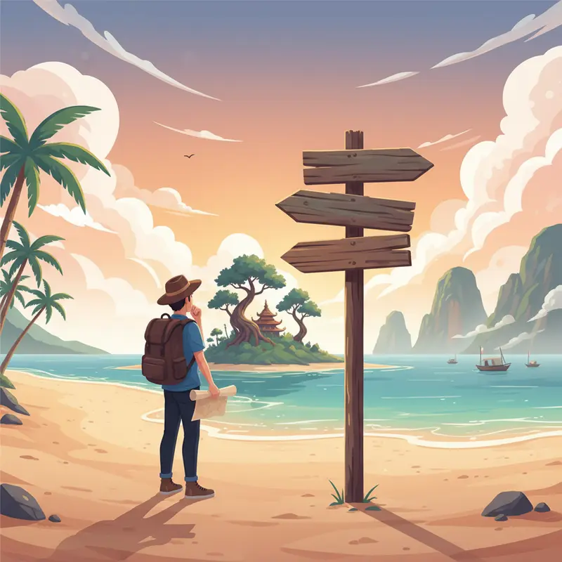 Sự đối lập về thời tiết giữa nắng ấm phương Nam và sương mờ phương Bắc dịp Tết.