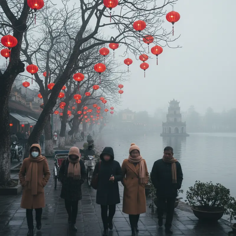 Sự phân hóa thời tiết rõ rệt giữa 3 miền dịp Tết