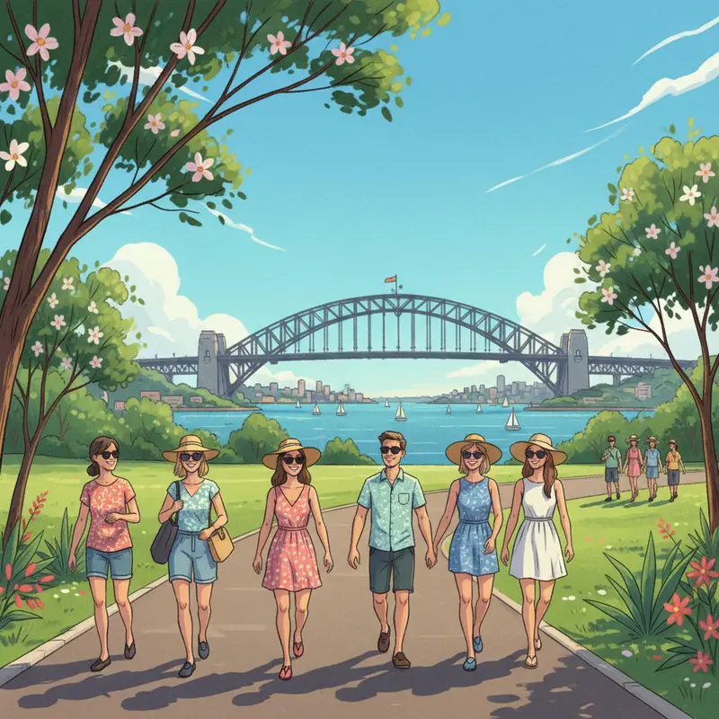 Thời tiết nắng đẹp lý tưởng tại Úc vào tháng 2.