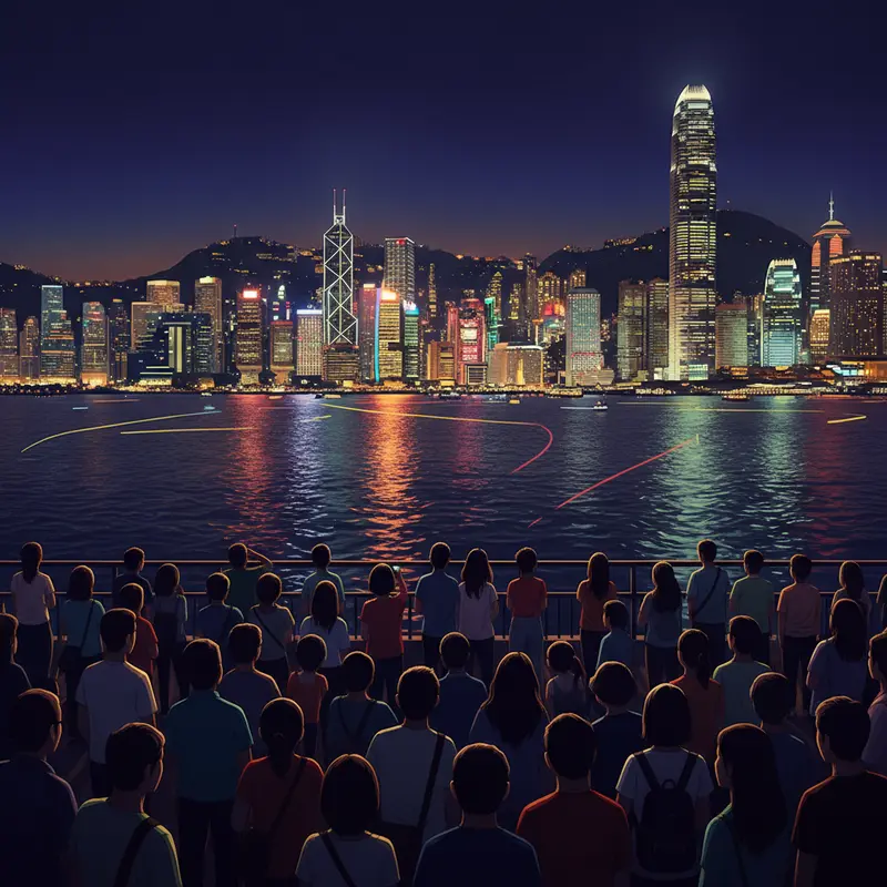 Không khí lễ hội tràn ngập đường phố Hồng Kông mỗi dịp Xuân về.