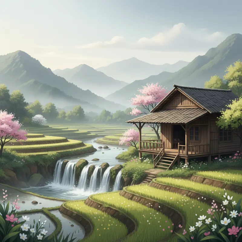 Không gian tĩnh lặng mang đậm nét kiến trúc cổ tại Legacy Yên Tử.