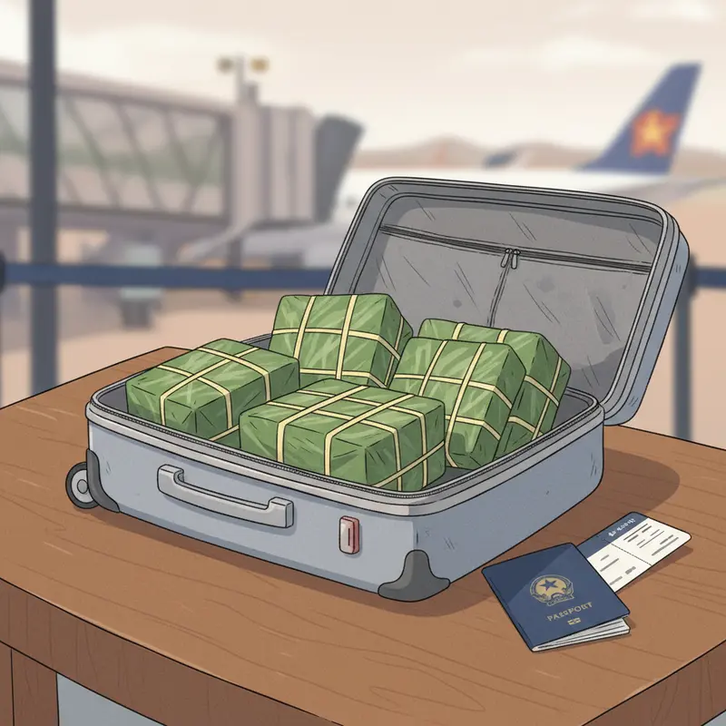 Quy trình kiểm tra an ninh đối với thực phẩm và chất lỏng tại sân bay.