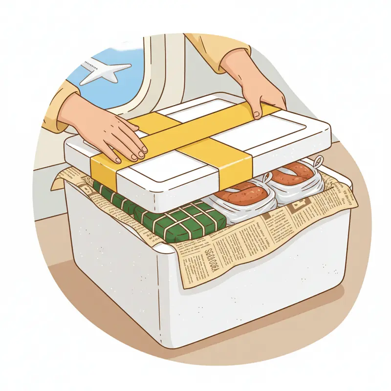 Quy trình kiểm tra an ninh đối với thực phẩm và chất lỏng tại sân bay.