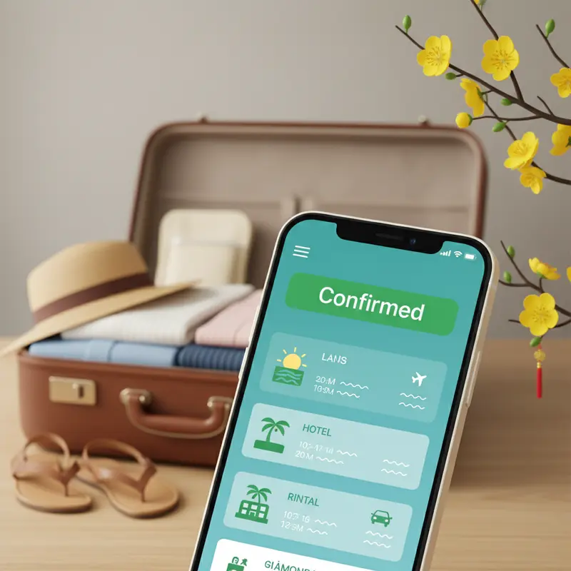 Viết nhật ký và xác định tâm thế tích cực trước chuyến đi.