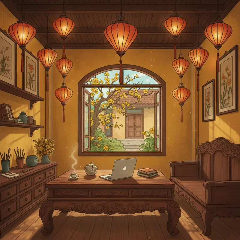 Workation mang lại sự cân bằng giữa công việc và tận hưởng không khí Tết.