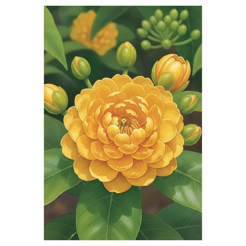 Sắc vàng hoa mai là biểu tượng của sự thịnh vượng và may mắn ngày Tết.