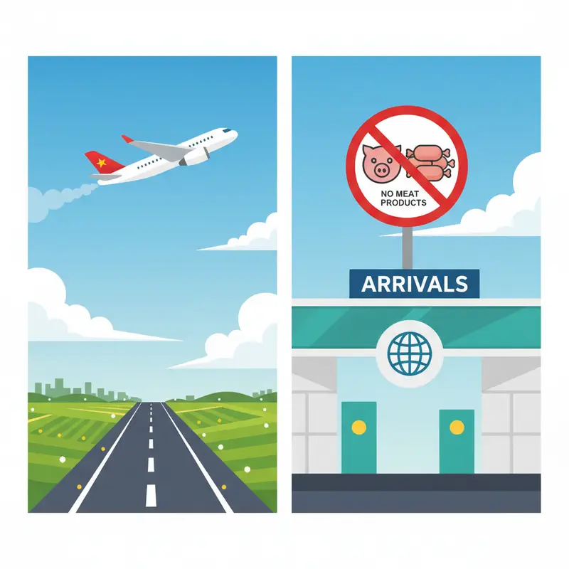 Quy trình kiểm tra an ninh đối với thực phẩm và chất lỏng tại sân bay.