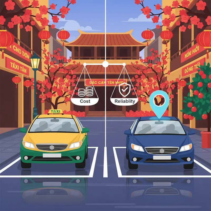 Biểu đồ nhiệt thể hiện nhu cầu tăng cao và cơ chế định giá động ngày Tết.