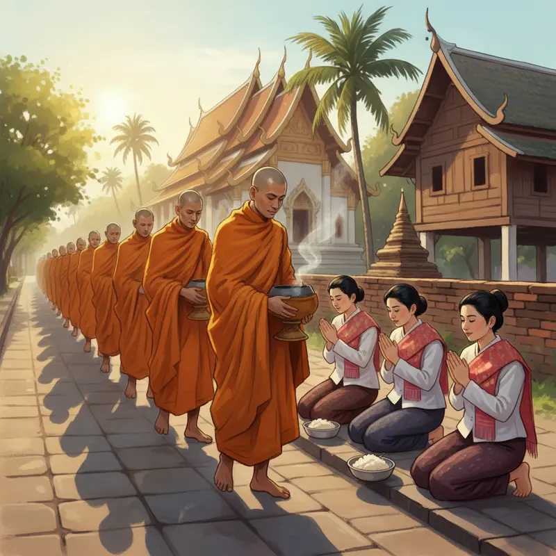 Sự đối lập giữa sự náo nhiệt của Bangkok và vẻ bình yên của Chiang Mai.
