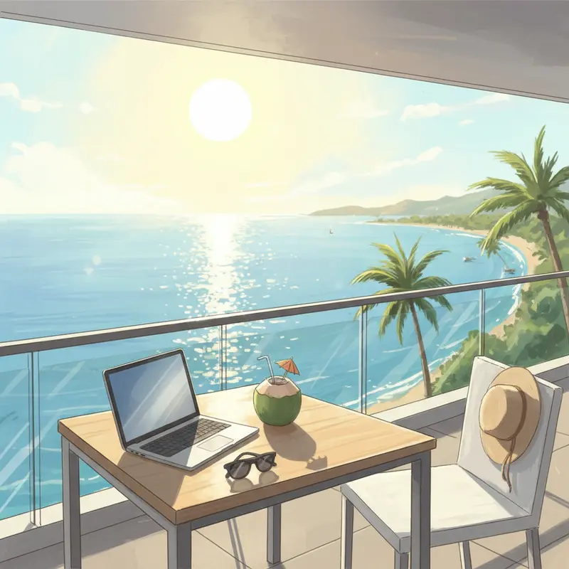 Workation mang lại sự cân bằng giữa công việc và tận hưởng không khí Tết.